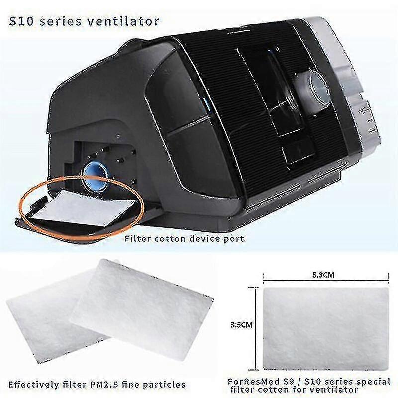 30pcs Disposable Air Filters Premium Disposable Universal Replacement Filters For Resmed Airsense 10 Aircurve10 S9