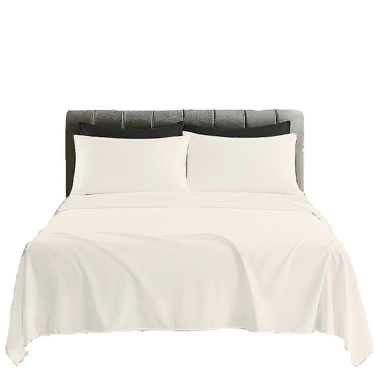 drap plat draps de lit poly coton percale simple double king super king size^ccgv