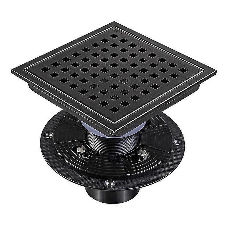 Inch Square Shower Floor Drain with Flange
