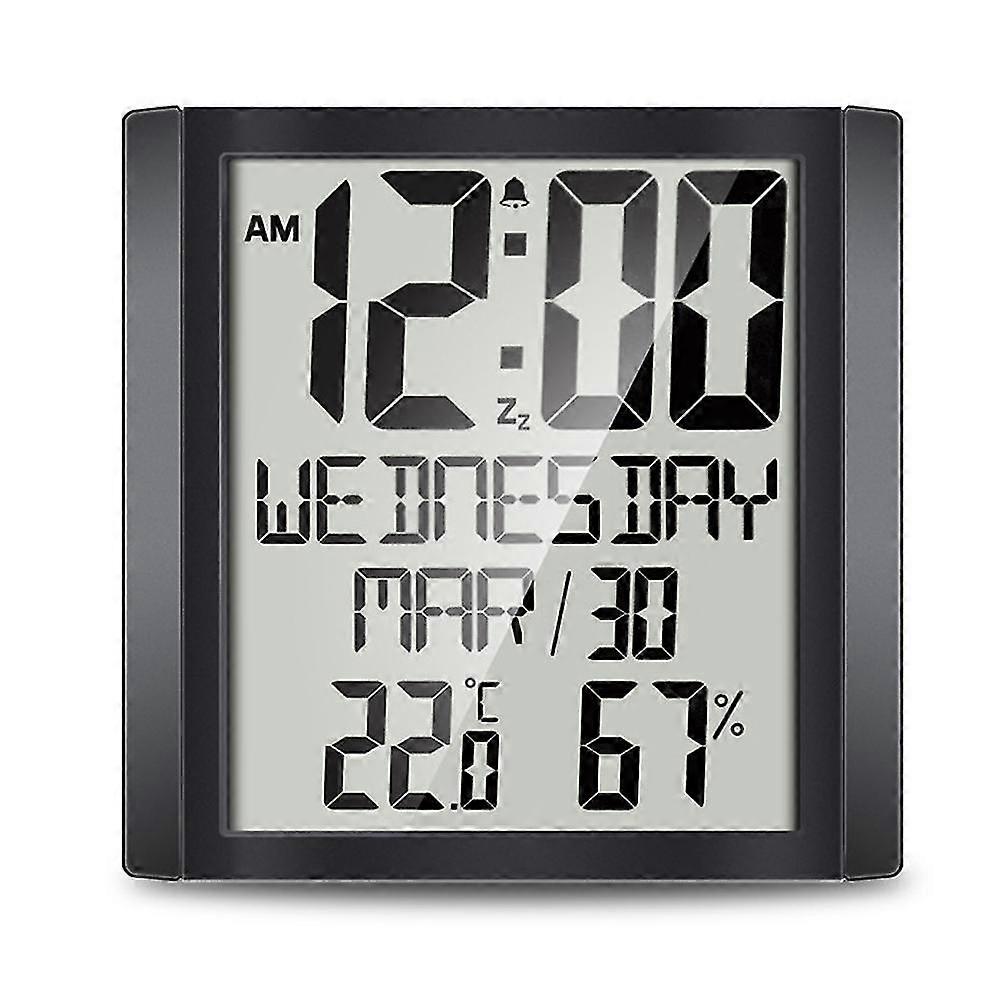 Multi-functional Large-screen Wall Clock Home Creative Thermomete