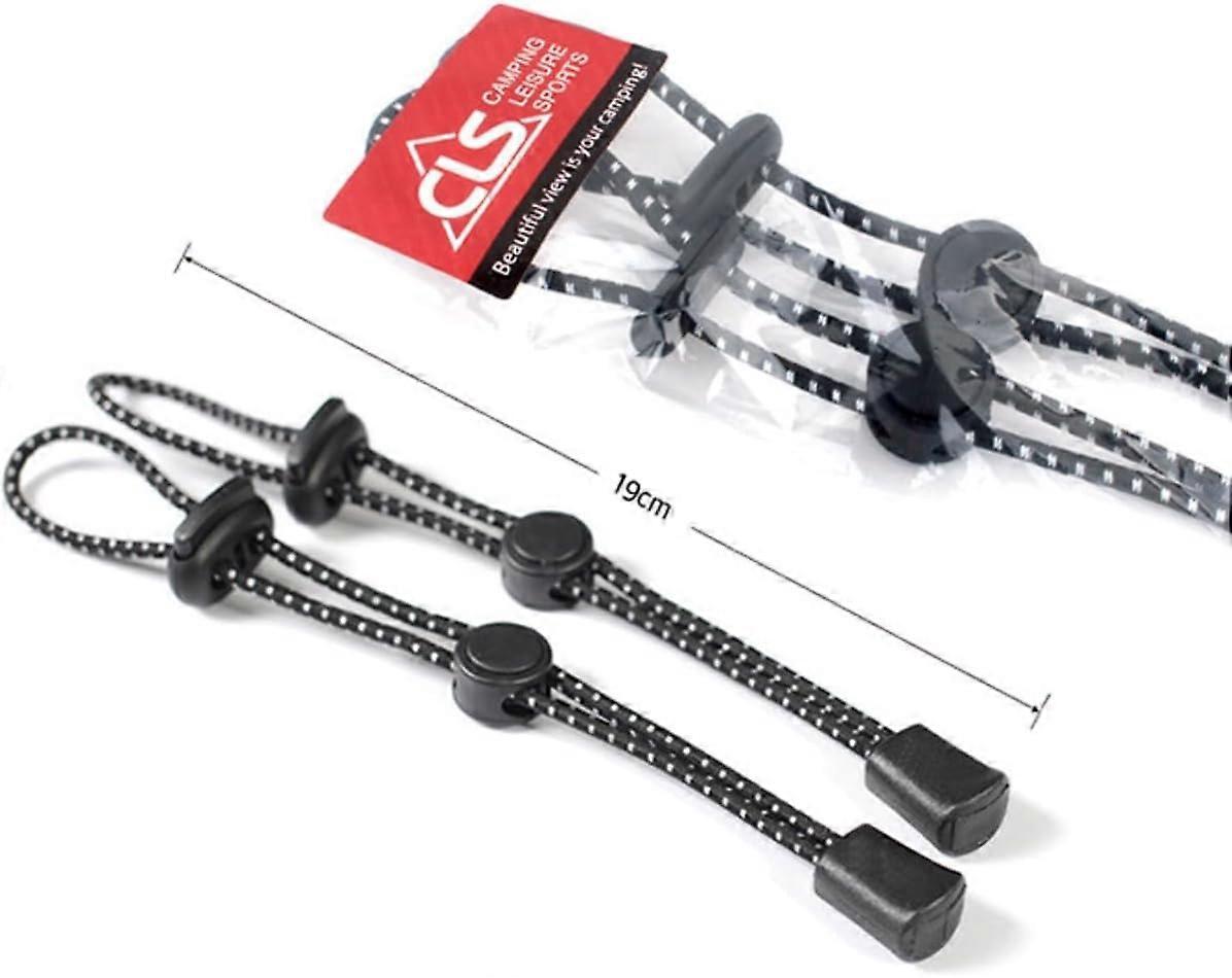 10 Pcs Backpack Hiking Stick Holder, Securing Rope Buckle Elastic Rope ...