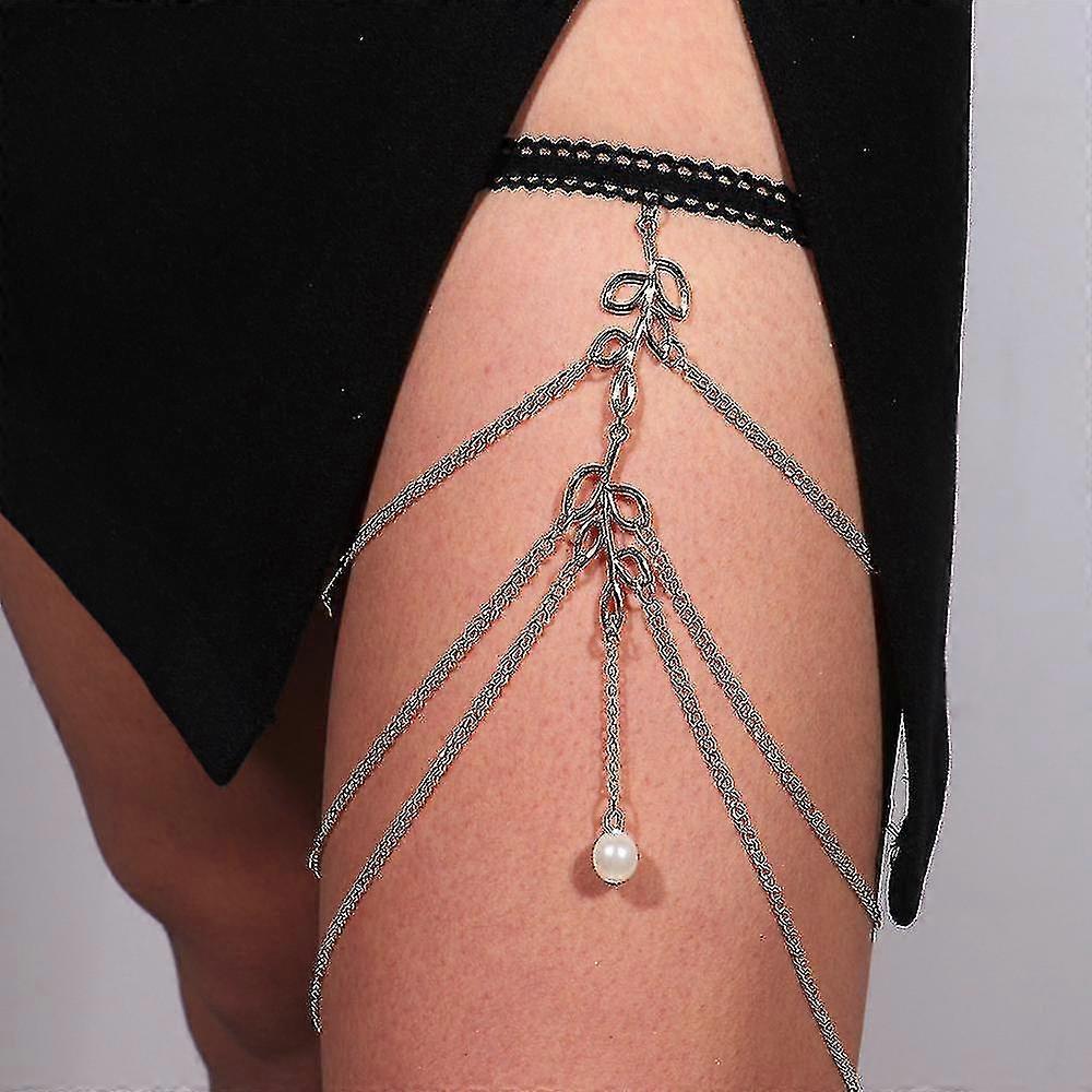 Leg Chain Shiny Sexy Thigh Multilayer Chain Thigh Chain Jewelry