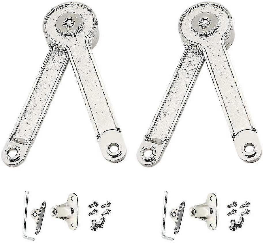 2 Pieces Hinge Support Adjustable Damper Buffer Hinge Lift Support Hinge Lid Lift Up Stay Damper Buffer