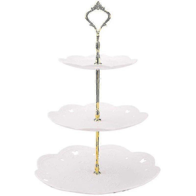 3 Pcs For Cupcake, Cheese Platter, Cupcake Dessert Stand, Plastic