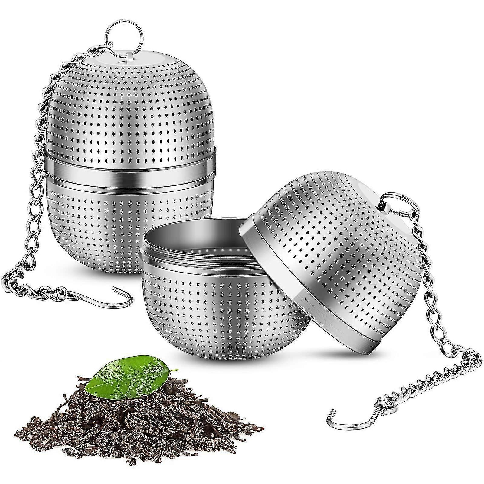 Tea Infuser 2 Pack Tea Strainer With Long Chain Sealed Thread Connection