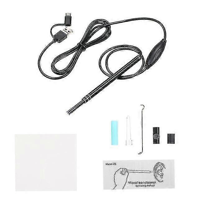 Hd visuel outil de nettoyage du conduit auditif nettoyeur d’oreille ip67 imperméable protable outil d’enlèvement de cérumen earpick