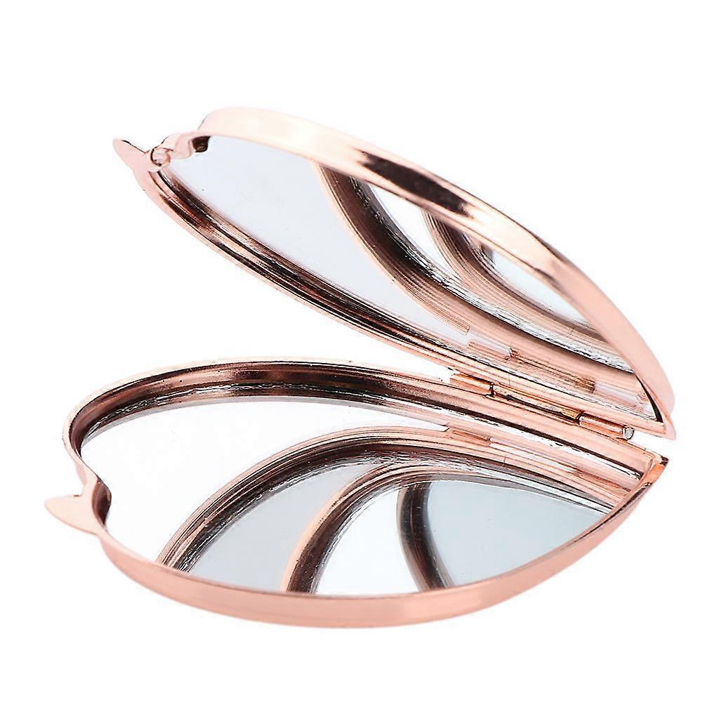 2x 2 Sides Small Makeup Mirrors Hand  Travel Mini Mirror