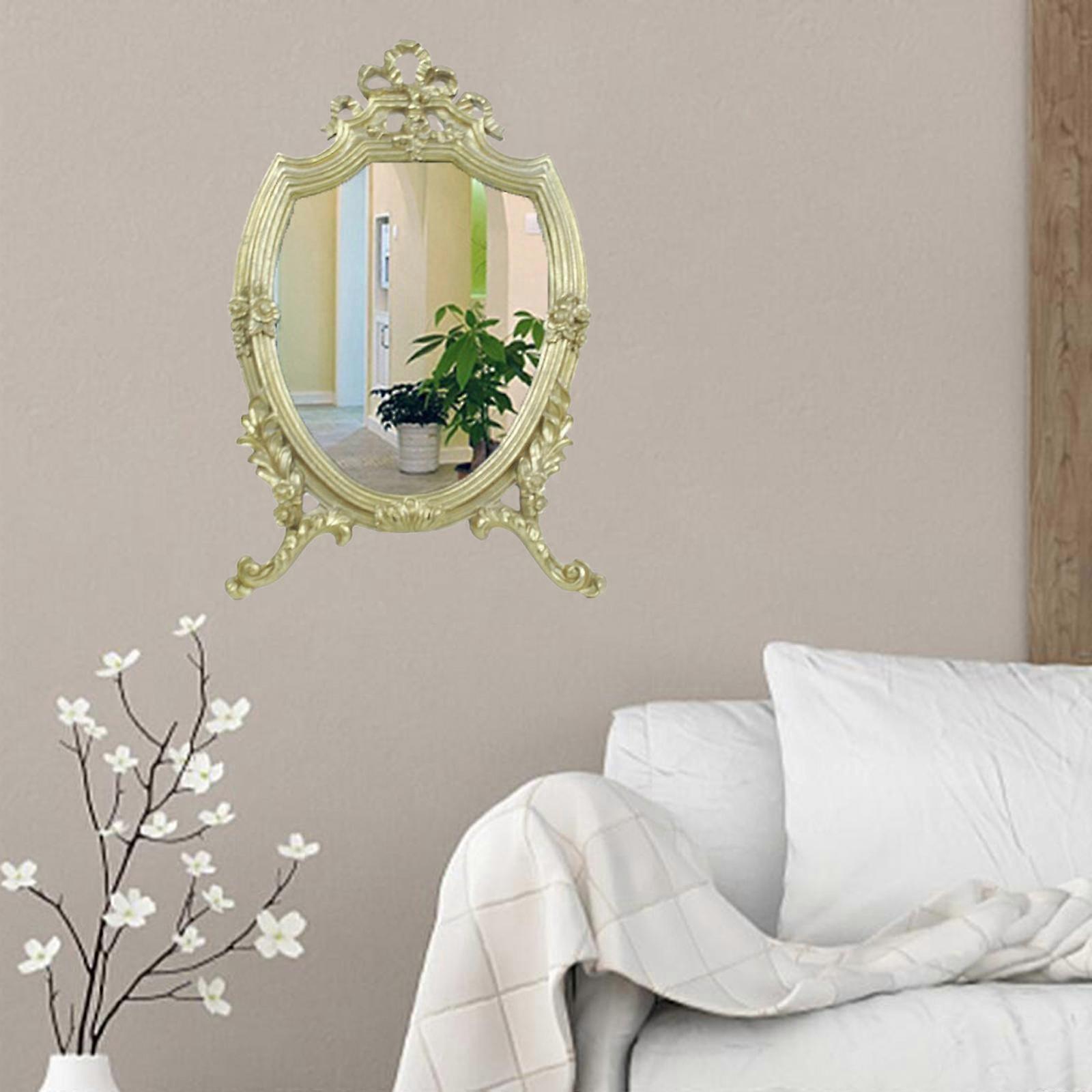 Makeup Mirror Decorative Mirrored Tray Bedroom Vanity Serving Tray Bathroom