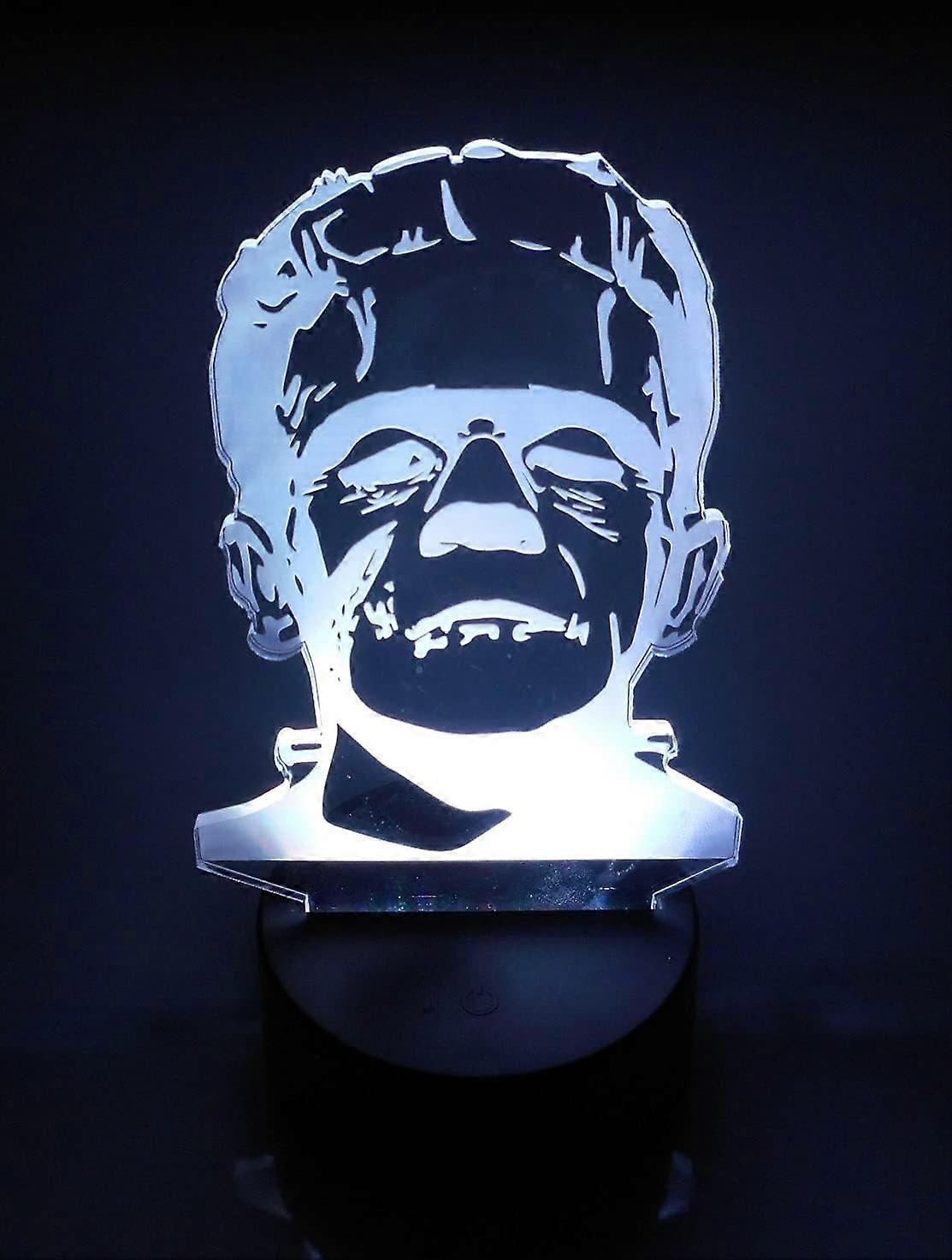 SBSG Frankenstein's Monster 7" Tall Bust Laser Engraved 3D Effect Acrylic LED Desk Top Night Lamp