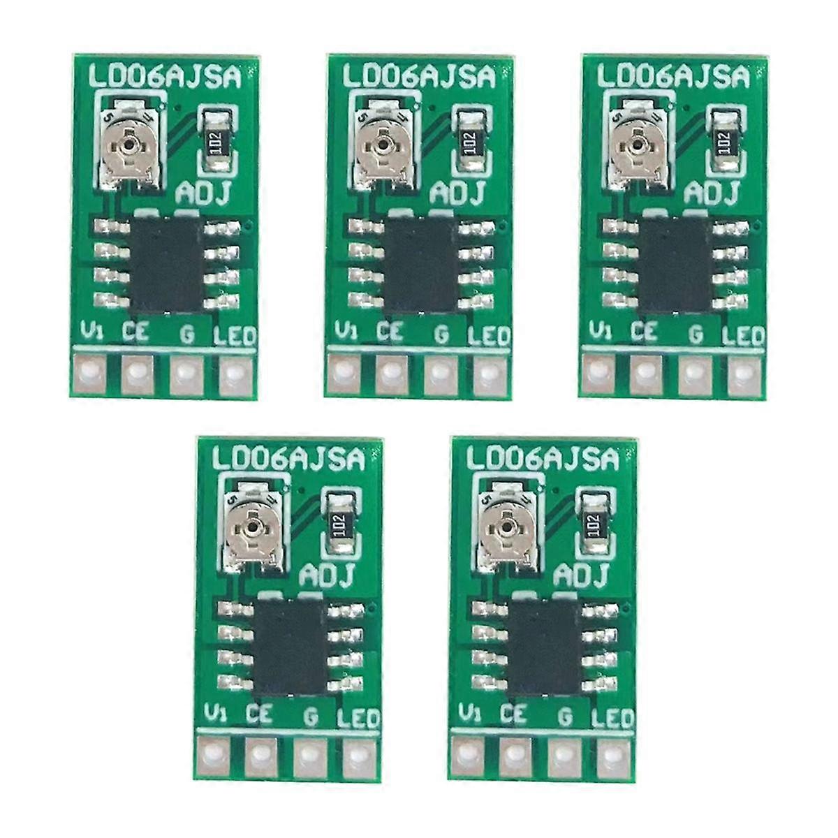 5PCS 30-1500MA Adjustable Constant Current LED Driver DC 3.3V 3.7V 4.2V 5V PWM Control Board Buck Power Module