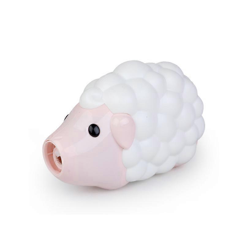 Sheep DV bubble machine USB charging light music children's video game bubble camera toy
