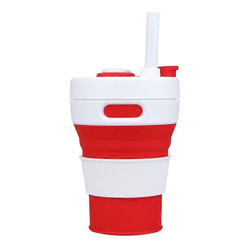Collapsible Coffee Cup,Folding Cup Portable Foldable Travel Mug, 450ml Durable And Reusable Camping Cup Multi-color Optional