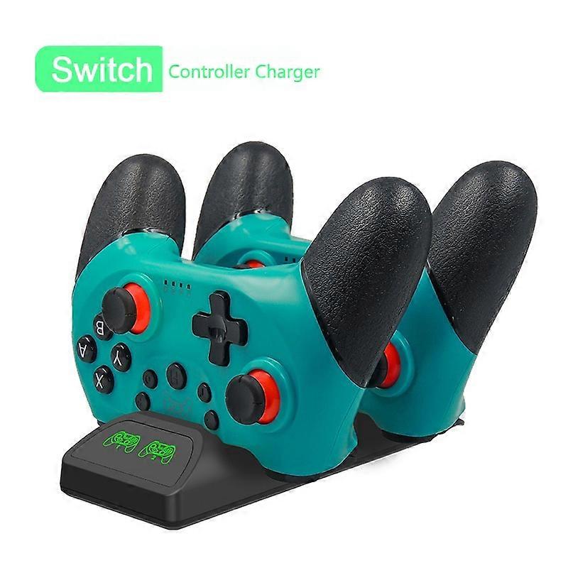 For Game Controller Double Charger Charging Dock Stand Station Holder stand for Nintend Switch Game Console with Indicator