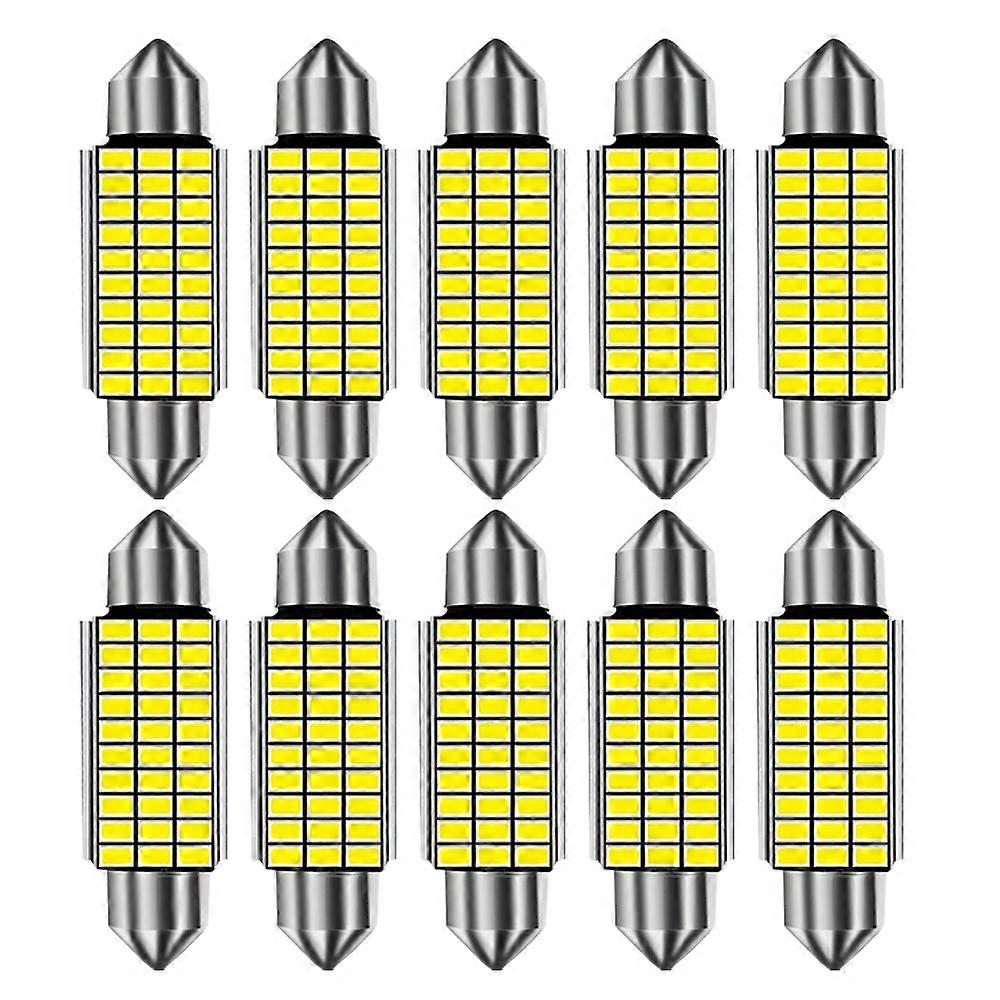 10x Error Free C5W C10W 3014 LED Bulb 31 36 39 41 42mm Interior Reading car light Festoon Auto Dome License Plate Luggage Trunk Lamp