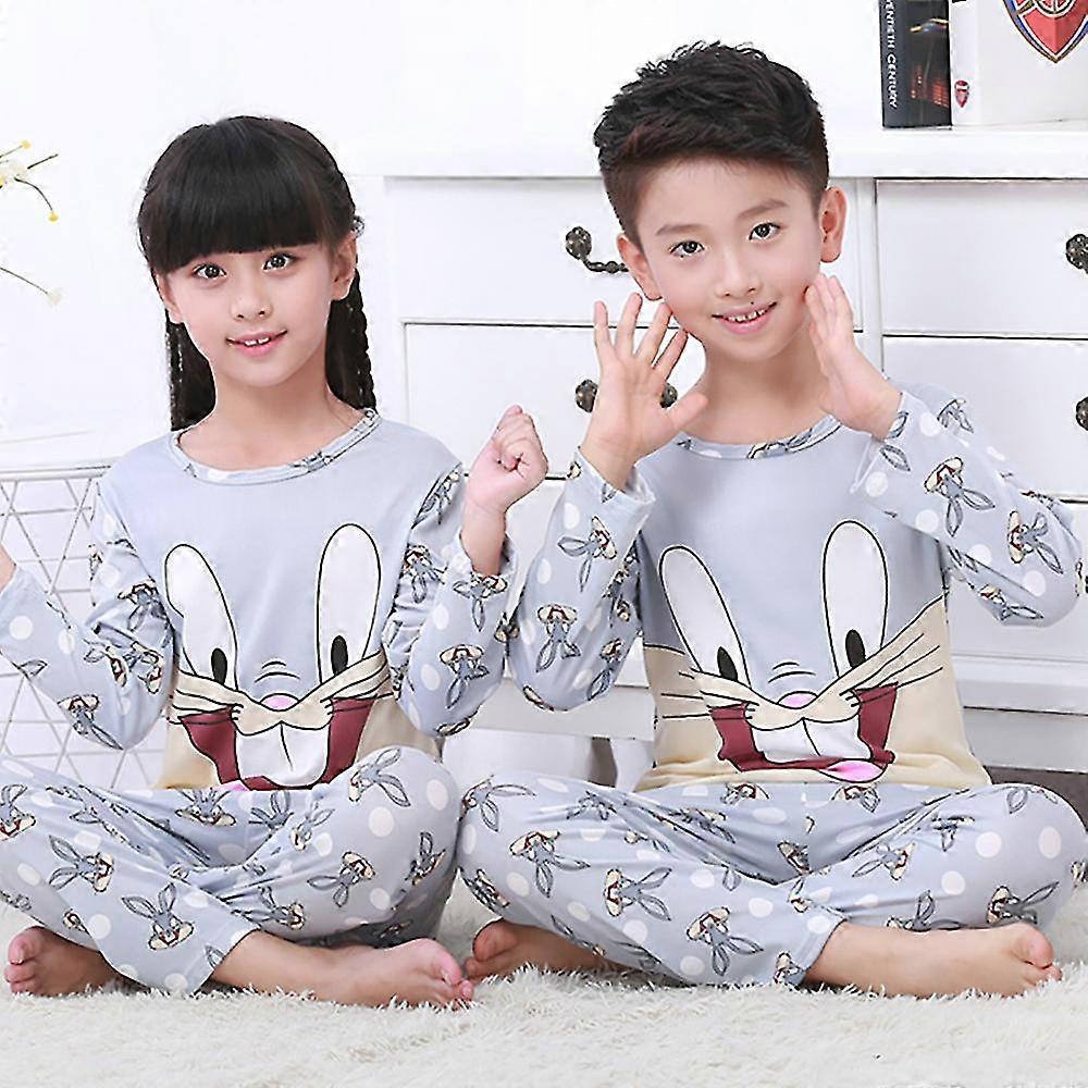 Crianças Menina Menino Cartoon Pijamas Set Pijamas Longos Pijamas Pijamas Pijamas Pijamas HOT