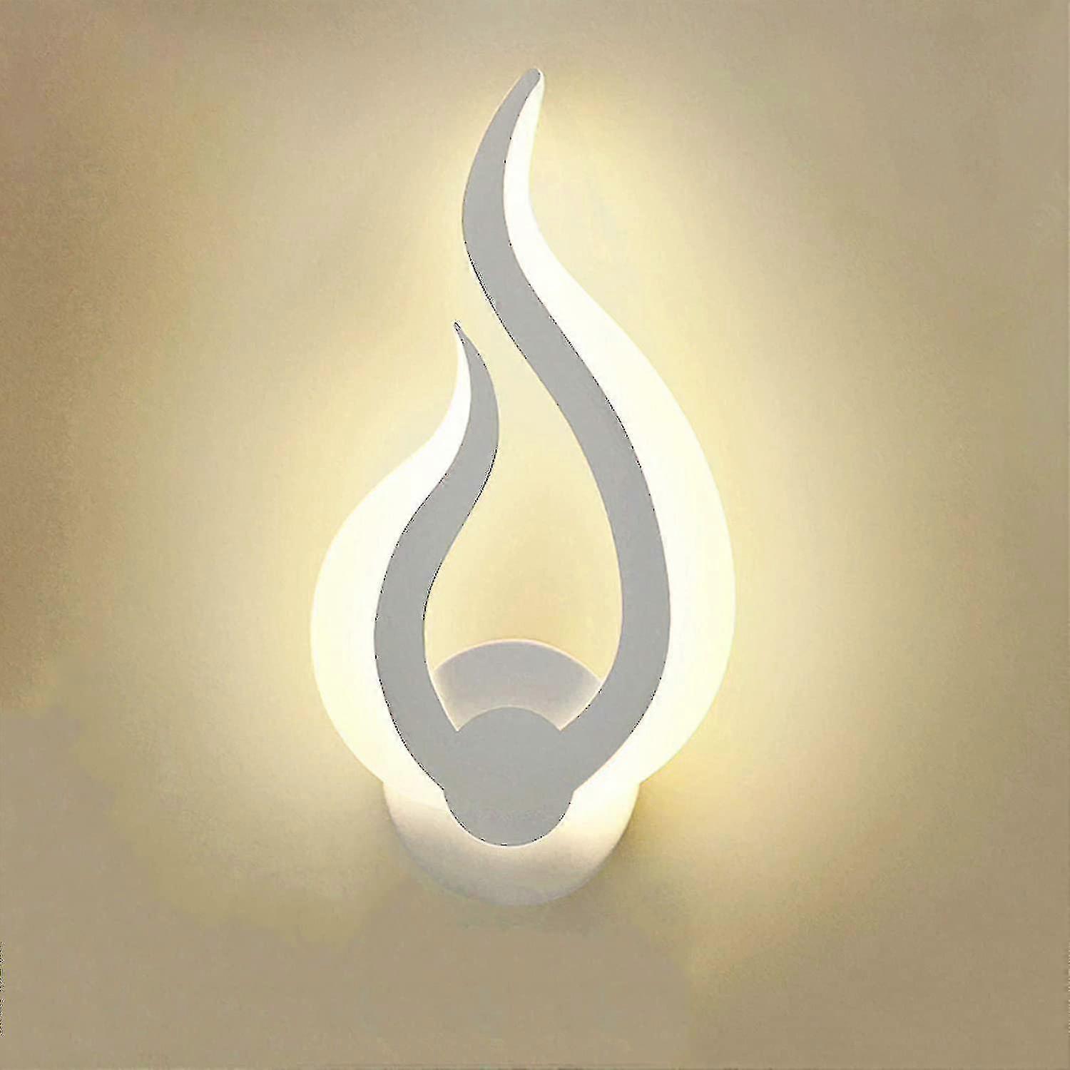 Flame Sconce LED Wall Scautre - Éclairage mural intérieur minimaliste moderne
