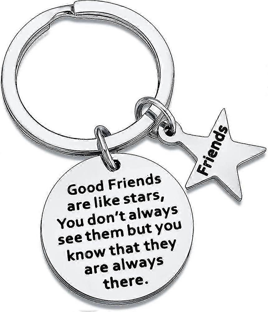親友キーチェーン良い友人は、友情の贈り物をキーリングスターのようなものです