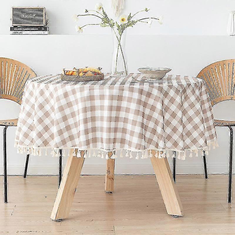 Round Linen Tablecloth Tpu And Oil- Fa Hotel H Table Dining Table Cloth Tablecloth