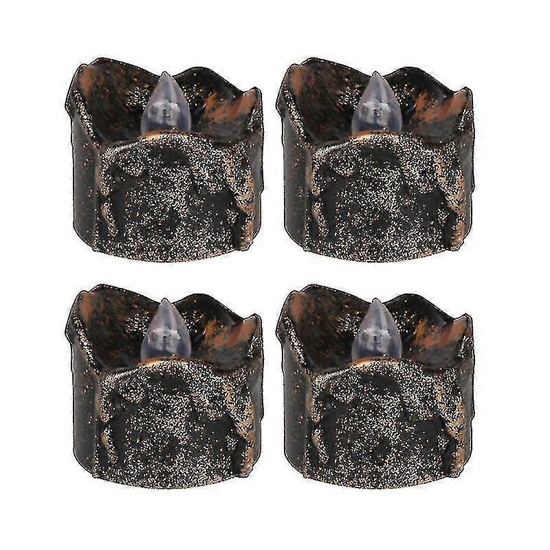 4kpl led-sähkölampun lamppu S keltaisella salamalla