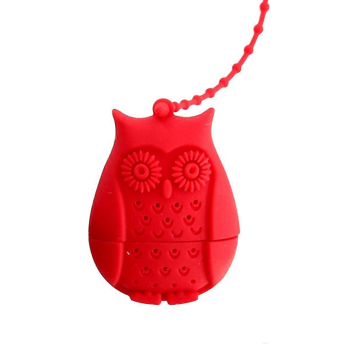 Owl Tea Ball Infuser Strainer Owl Silicone Tea Bag Filter