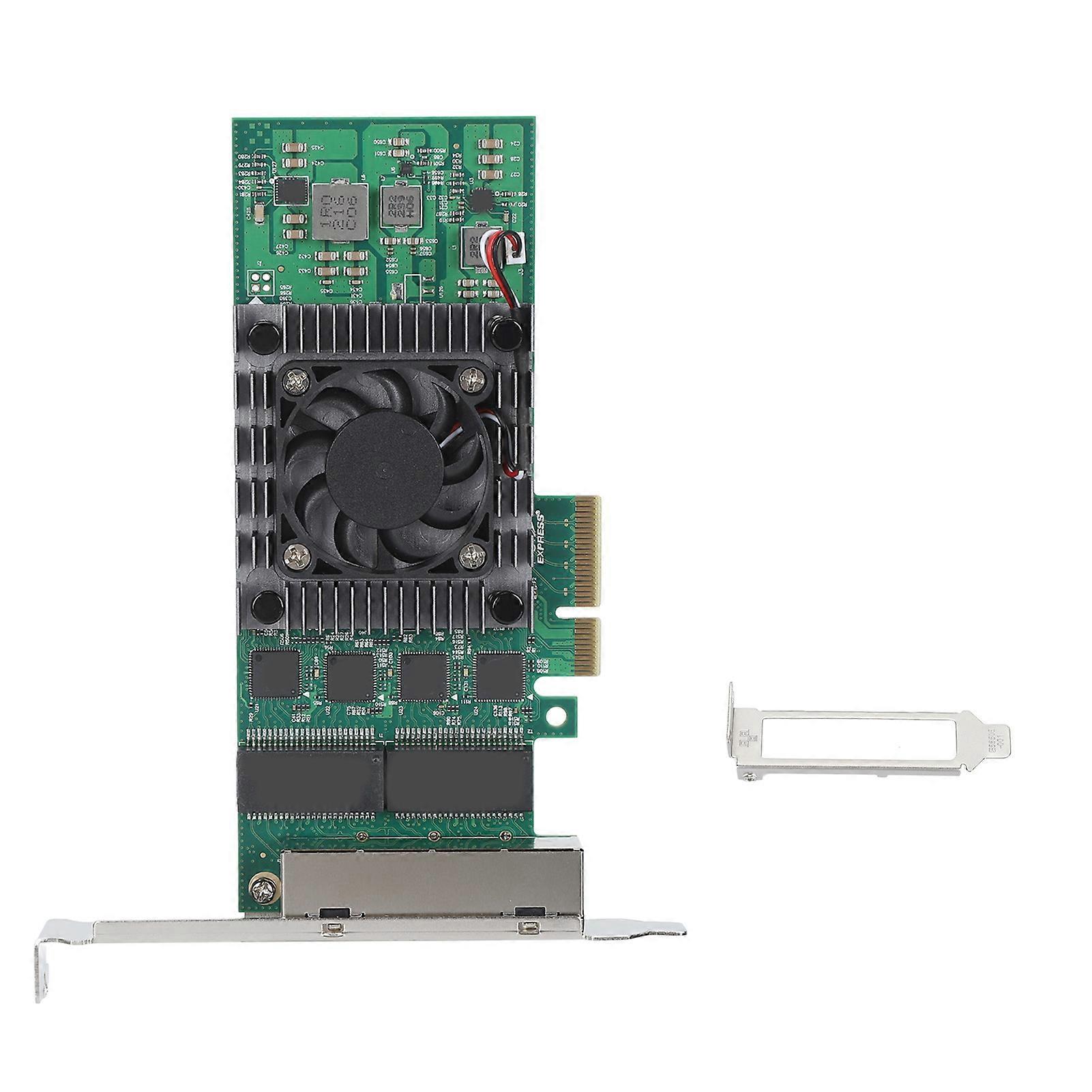 Scheda di rete PCIE a 4 porte 2,5G ad alta velocità per chip Intel I210, adattatore per scheda di rete PCIE Gigabit 100/1000/2500Mbps