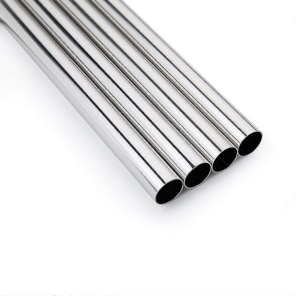 4pc Edelstahl Metall Strohhalme Extra Breite 12mm wiederverwendbare Trinkhalme