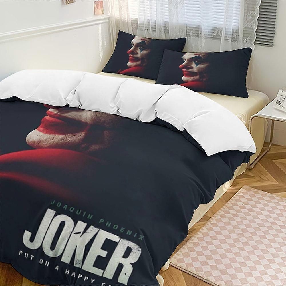 Bedding set NK76 Jokers 3-Piece Bedding Set Soft Warm And Comfortable Bed Set with 1 Duvet Cover And 2 Pillowcases Bed Sheets PC76