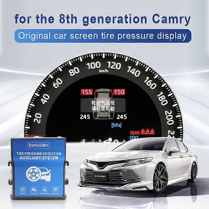 On-board computer TPMS Tyre Pressure Monitoring System For Toyota Camry 2018-2022 Digital LCD Dash Board Display Security Alarm