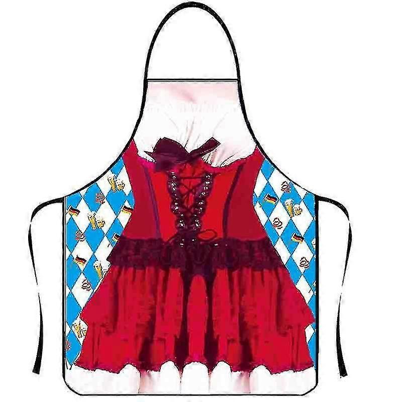 3d Cosplay Baskı Önlüğü Komik Baskı Önlükleri Mutfak Pişirme Önlükleri