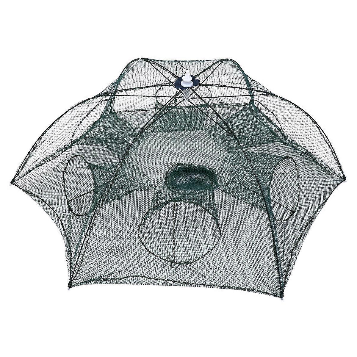 Piège de pêche en forme de parapluie Piège à appâts portable Filet de poisson (couleur assortie)