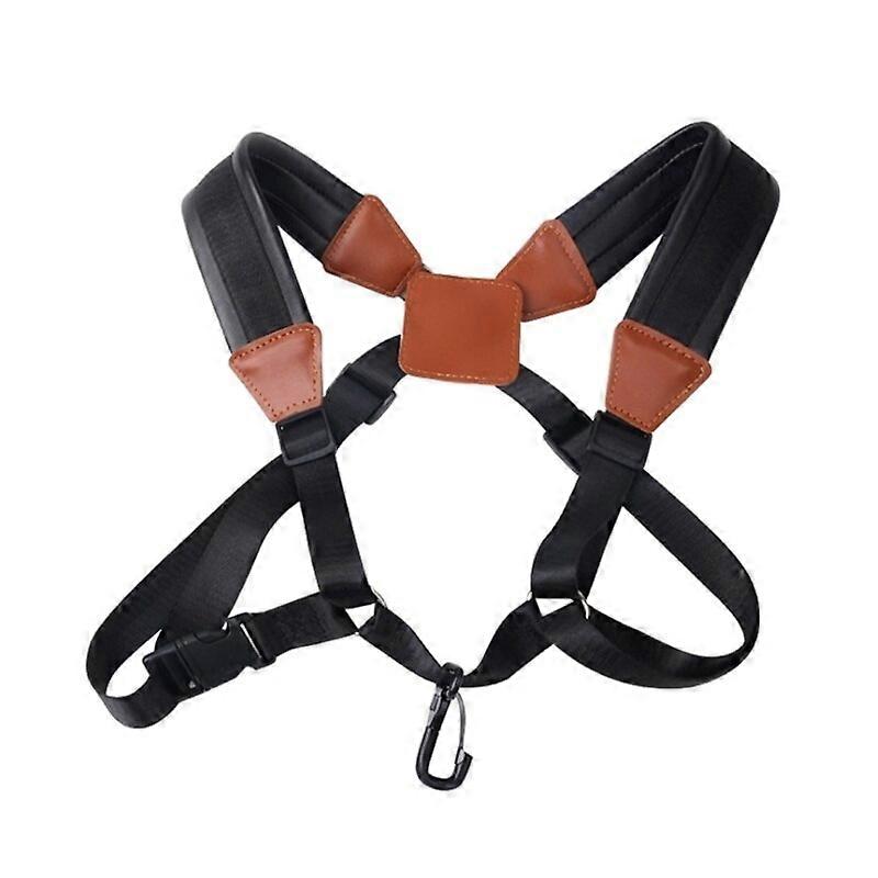 Adult Child Soft Sax Strap Hook Saxophone PU Shoulder Strap Saxophone Strap Harness for Alto Soprano Saxophon