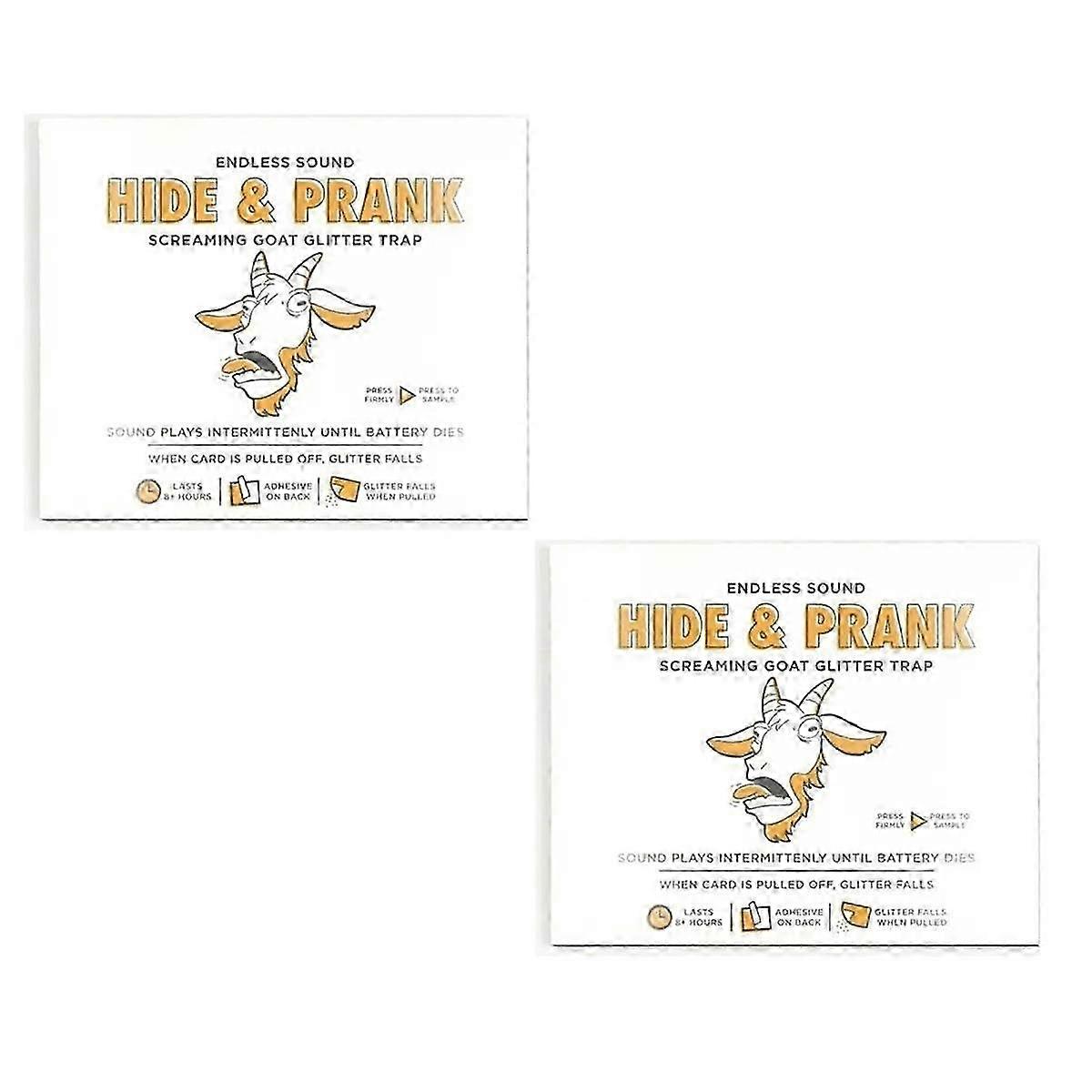 2 st. intermittent getglitterfälla, prank, getglitterfälla - 8 timmar av intermittent getbräkande