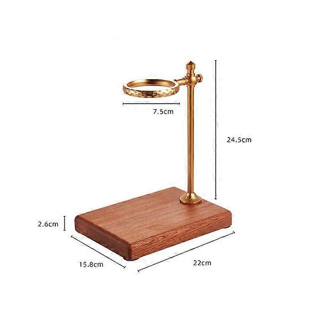 Luxury Wooden Dripper Coffee Filter Holder Driip Tools Set Cafe Paper Filter Glass Cone Cup Stand For Coffee Corner
