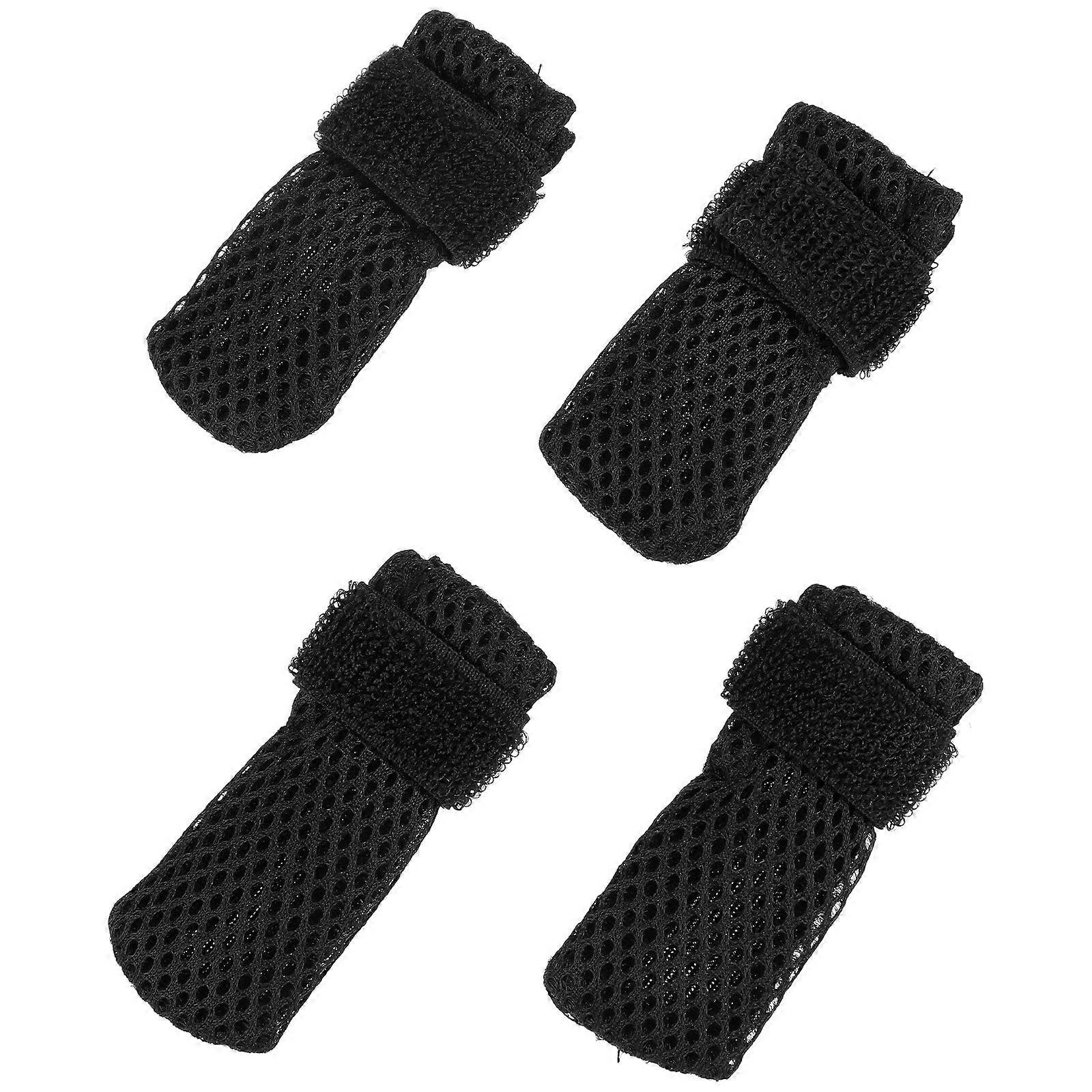 4 Pcs Flylow Mittens Cat Scratch Deterrent Shoes Cat Mittens Shower Anti Scratch Cat Booties Shoes Cats