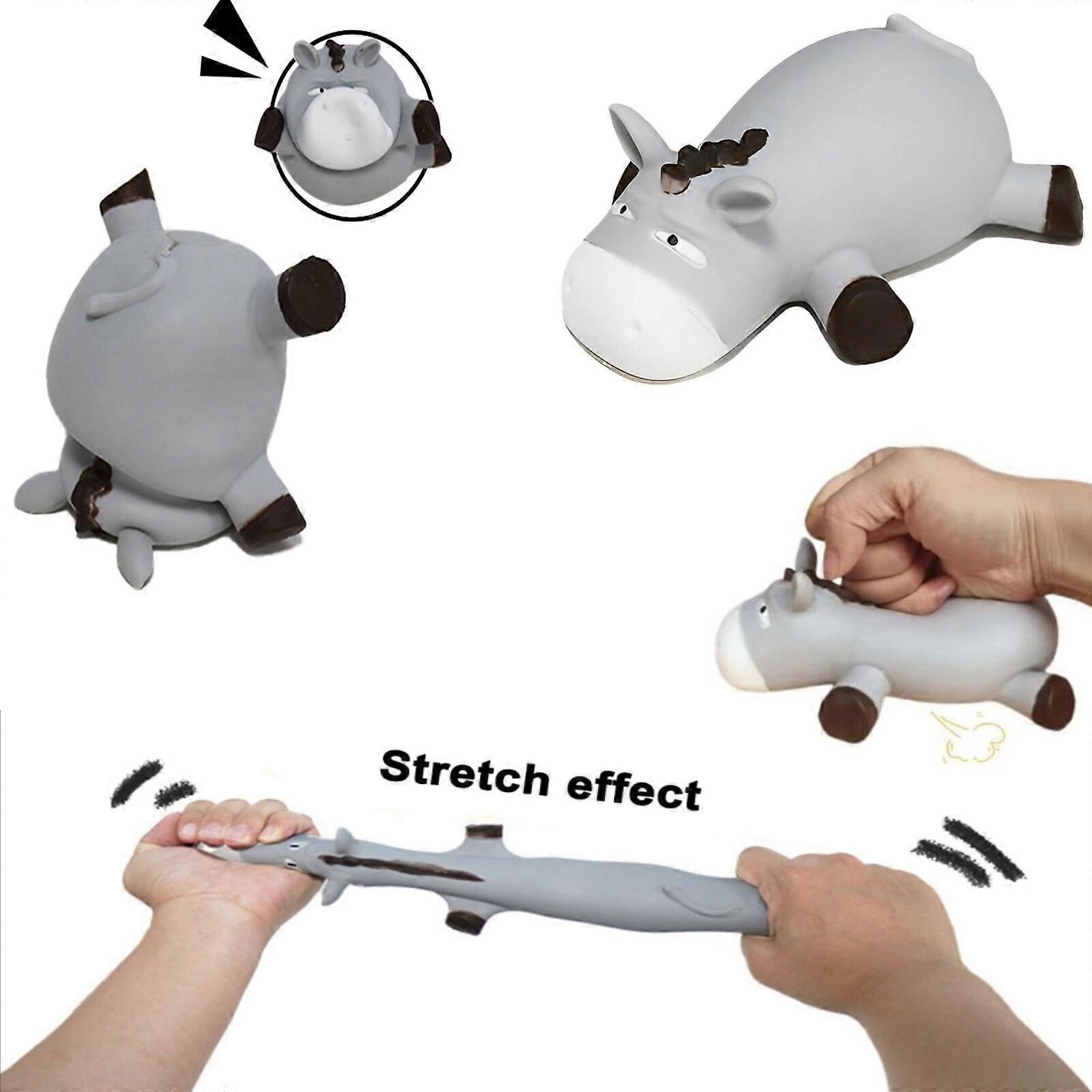 スクイーズロバのおもちゃロバのストレスリリーフ玩具ストレス玩具キッズスクイージーおもちゃロバ、100%新しい