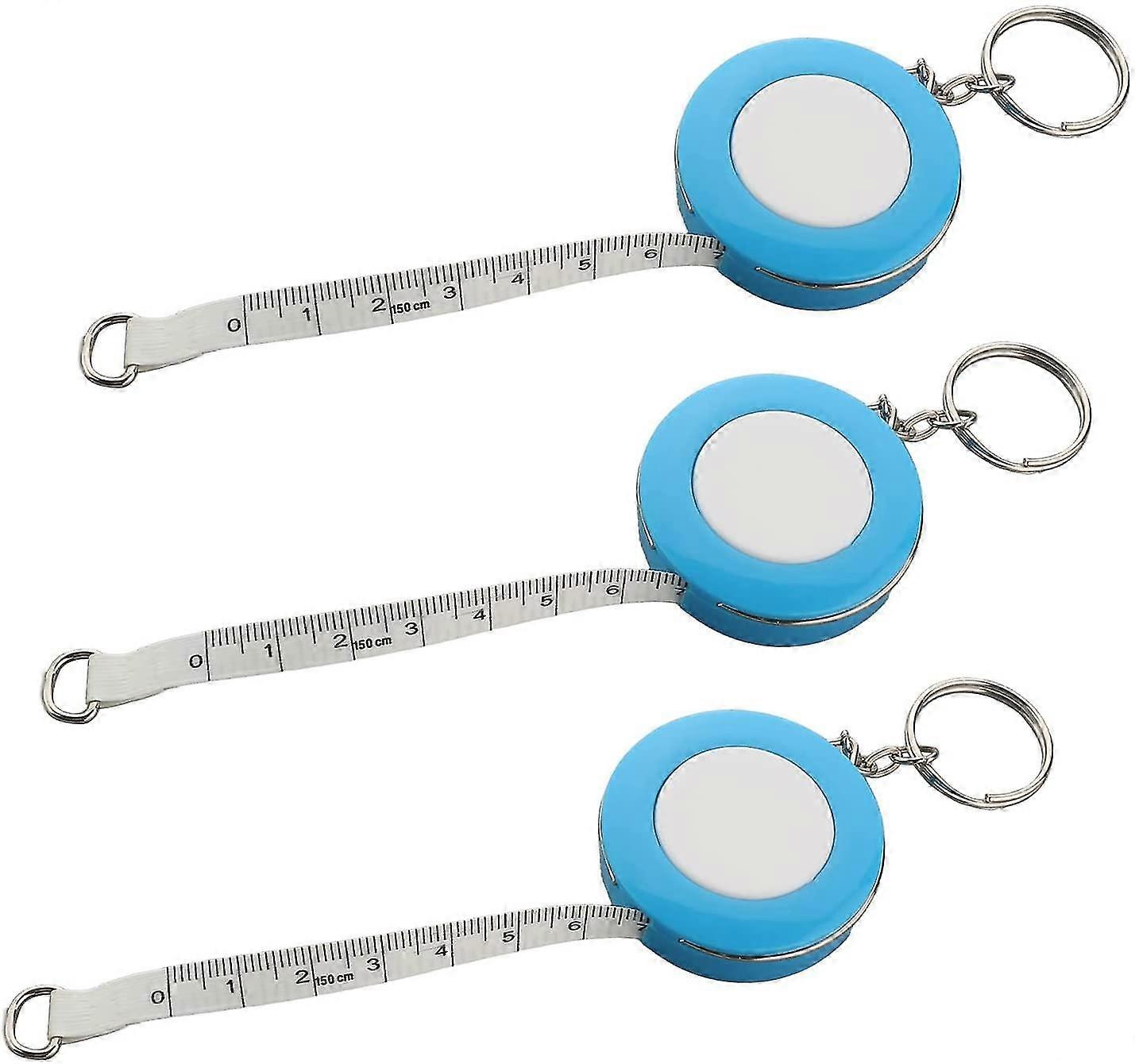 5pcs 150cm / 59-inch Soft Tape Measure,plastic Round Case Tape Soft And Retractable Tape