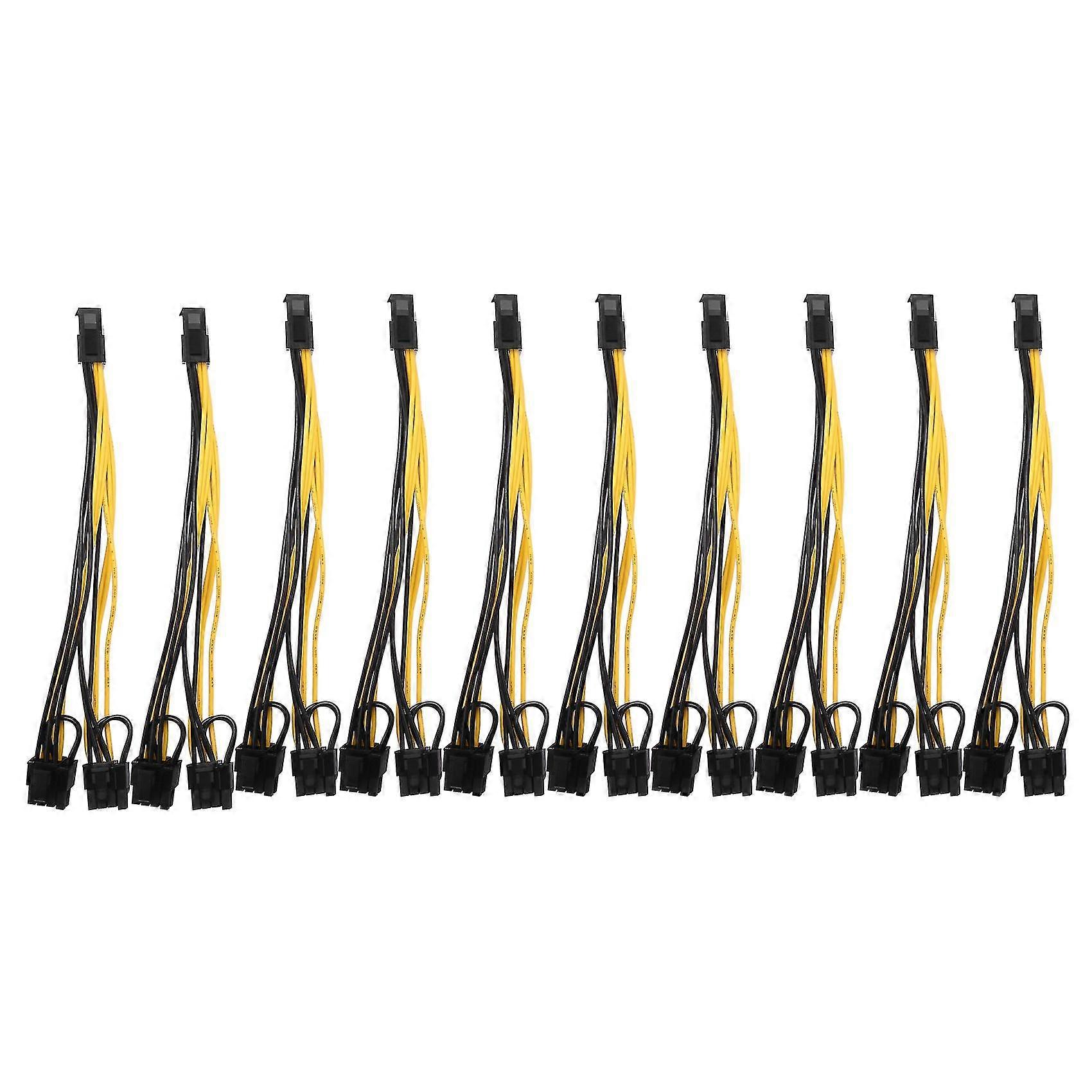 Pci Express Power Adapter Gpu Vga Y-splitter Extension Cable