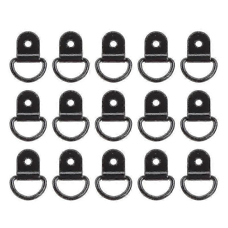 20pcs Practical Cargo Tie Down Anchor Ring D Shape Pull Hook For Truck Trailer