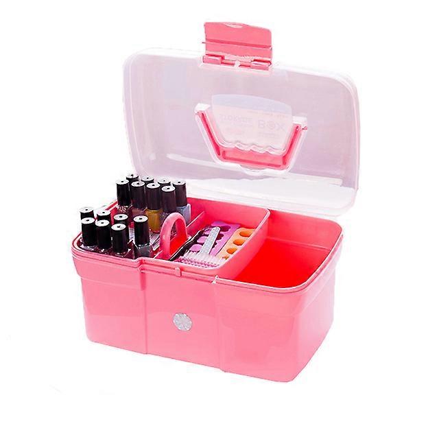 Handheld Desktop Opbergdoos Plastic Schaar Make-up Organizer Sieraden Nagellak Pen Container Manicure