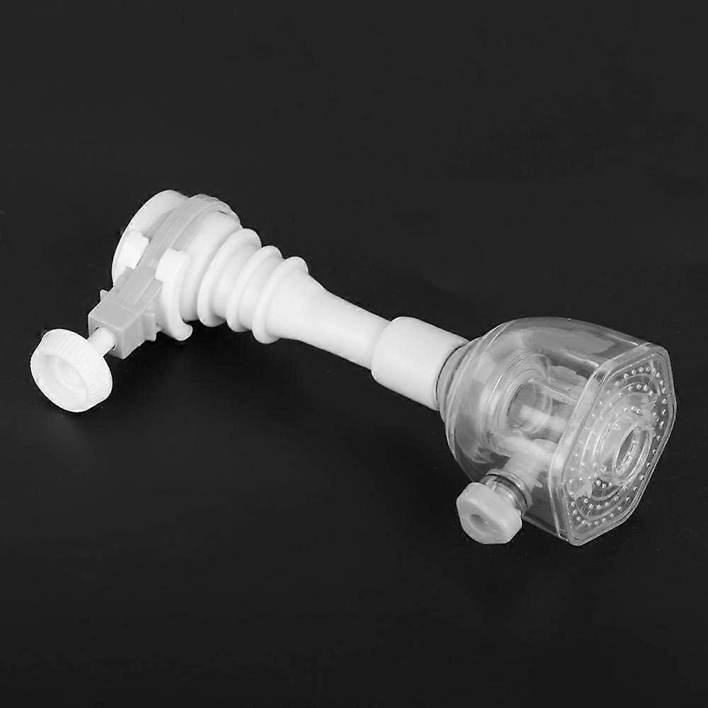 Adjustable Splash-Proof Faucet Extender, Kitchen Sink Taps Rotatable Nozzle Filter, Water-Saving Tap Valve Faucet Extension (13cm-Gray)