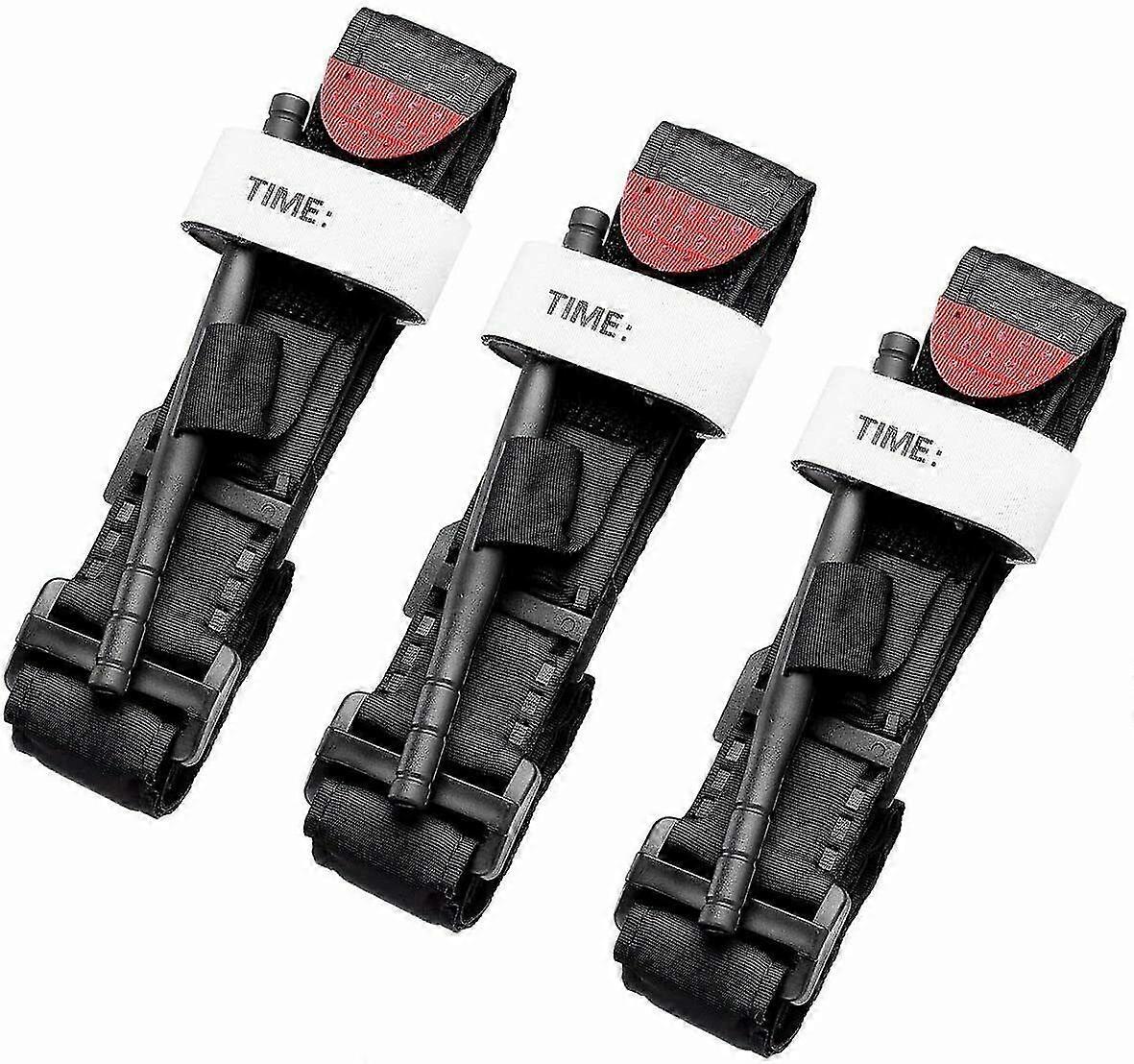 3/ 5pc Tourniquet Rapid One Hand Application Emergency Outdoor First Aid Kit
