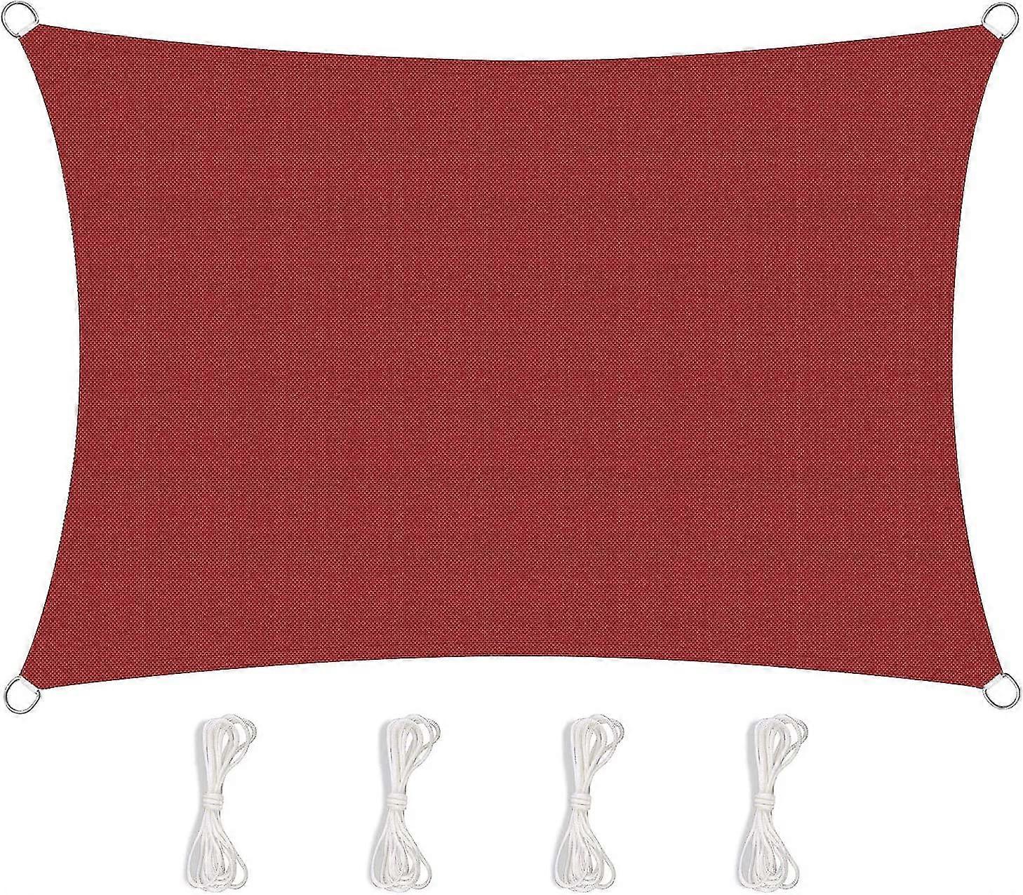 סוכך הגנה מפני השמש גינה מרפסת הגנה מפני מזג האוויר מלבני דוחה מים לגינה בחוץ (3 * 4 מ ')