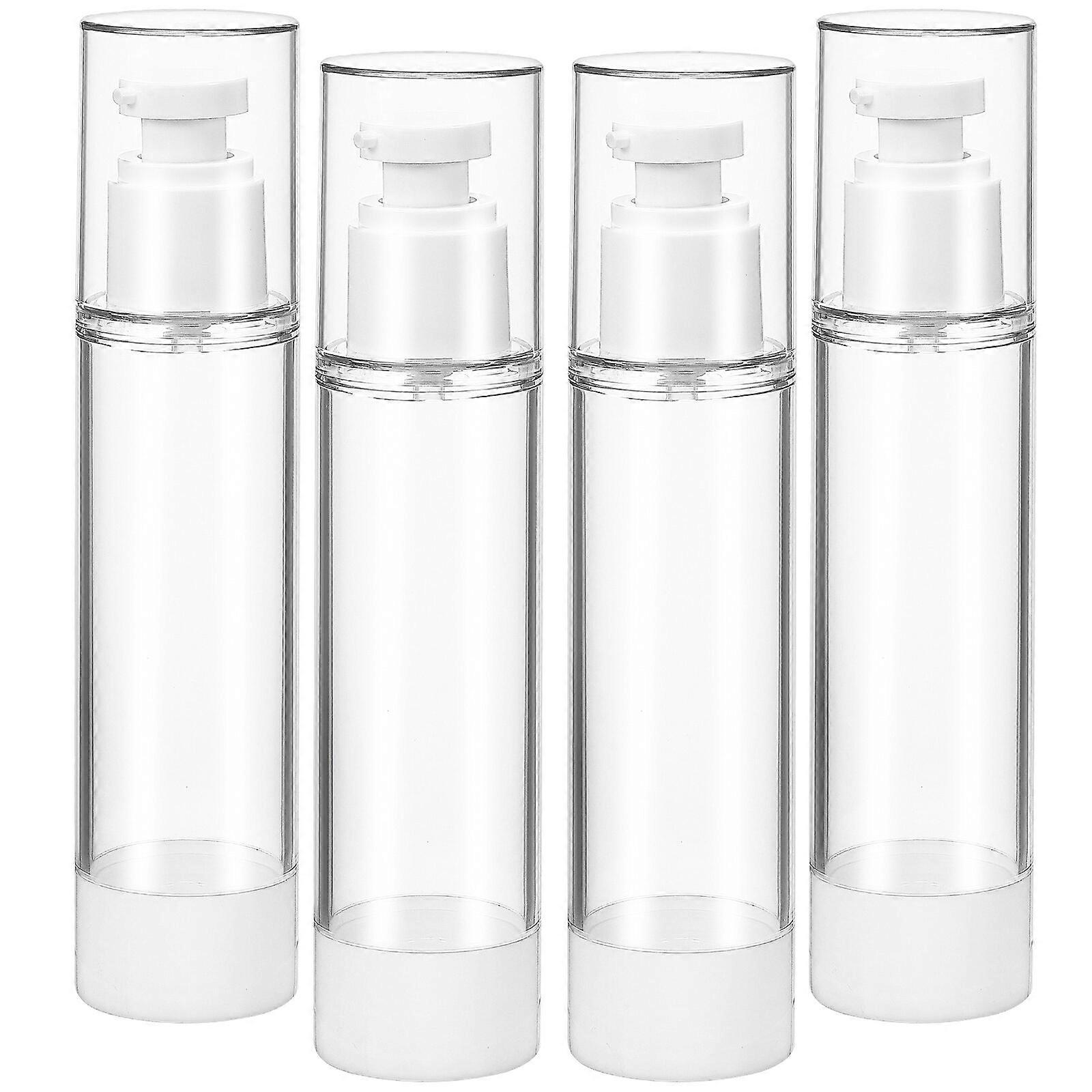 4 Pcs Airless Pump Bottles Travel Bottles Toiletry Bottles Shampoo Travel Container Lotion Bottles