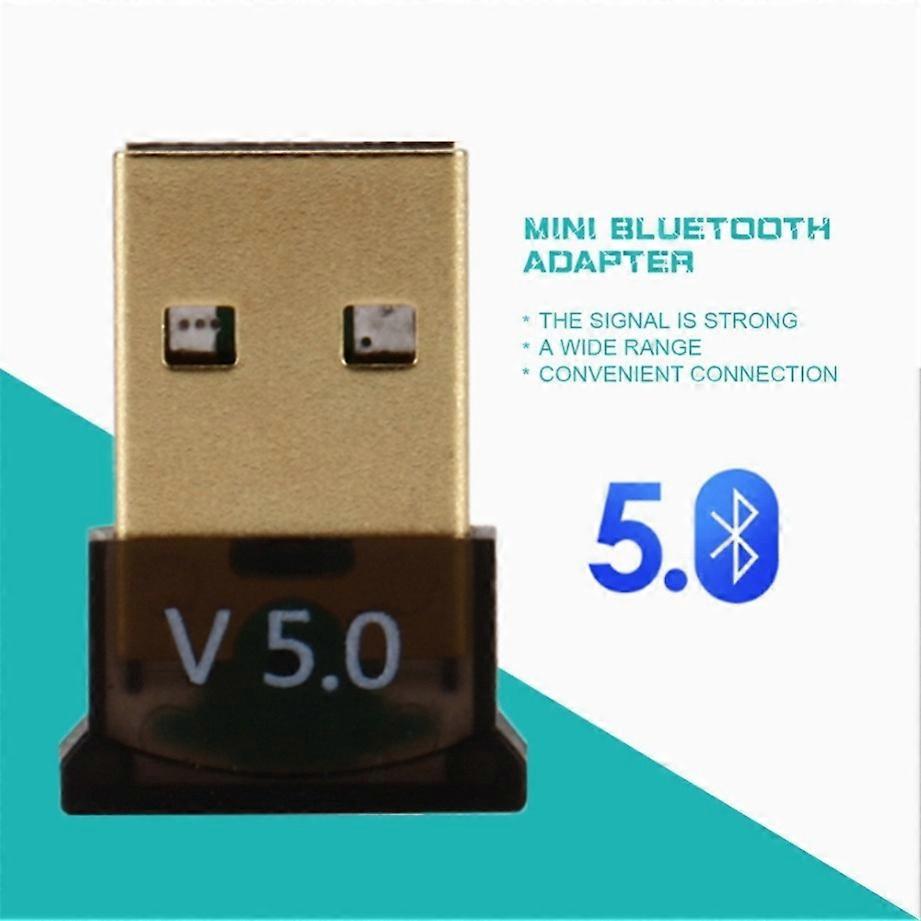 Grwibeou USB Bluetooth 5.0 Adapter Dongle High Speed Transmitter Mini Bluetooth 5.0 4.0 USB Empfänger für PC Computer Laptop