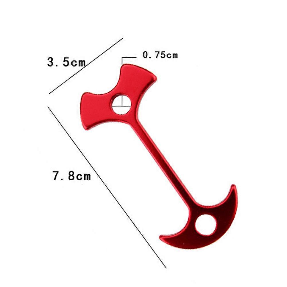 4pcs tenda de alumínio buckle set com espinha de peixe gancho de unha & tensor para acessórios de acampamento