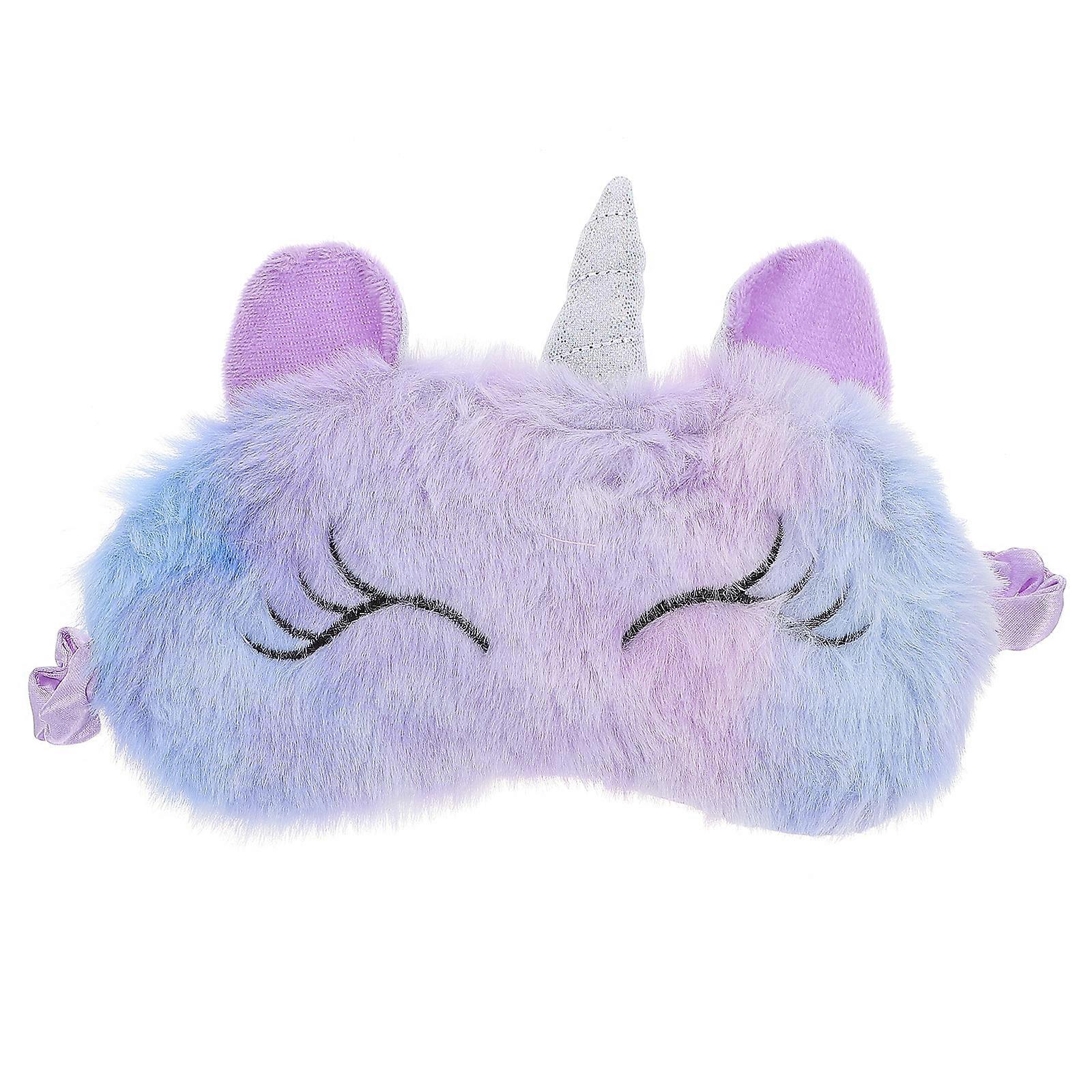 Plush Patch Shading Eye Patch Cartoon Animal Eye Patch Sleeping Eye Patch Violet