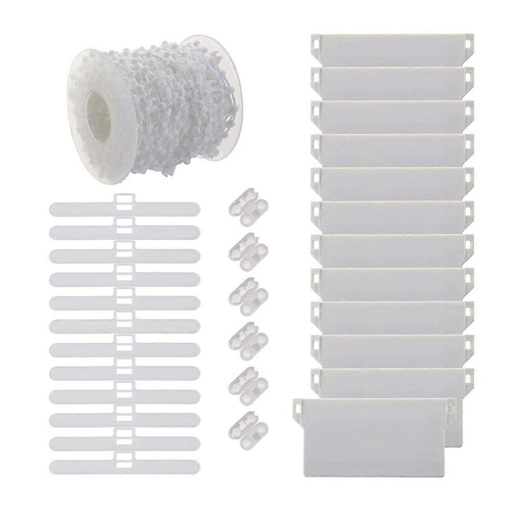 1 Set Blinds Replacement Spares Vertical Blinds Set Curtain Accessories (White)
