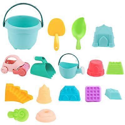 Children's Beach Toy Set And Toys In The Sand with Water Wheel, Bucket, Shovel Tool Kit Models & Molds