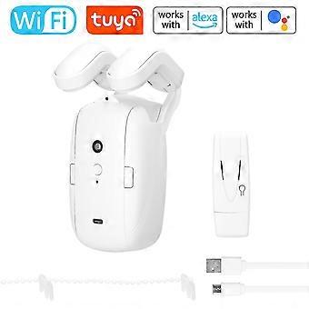 2pcs Tuya Wifi Intelligent Curtain Motor Electric Curtain Robot Automatic Opener Support App Remote Control Timer Setup