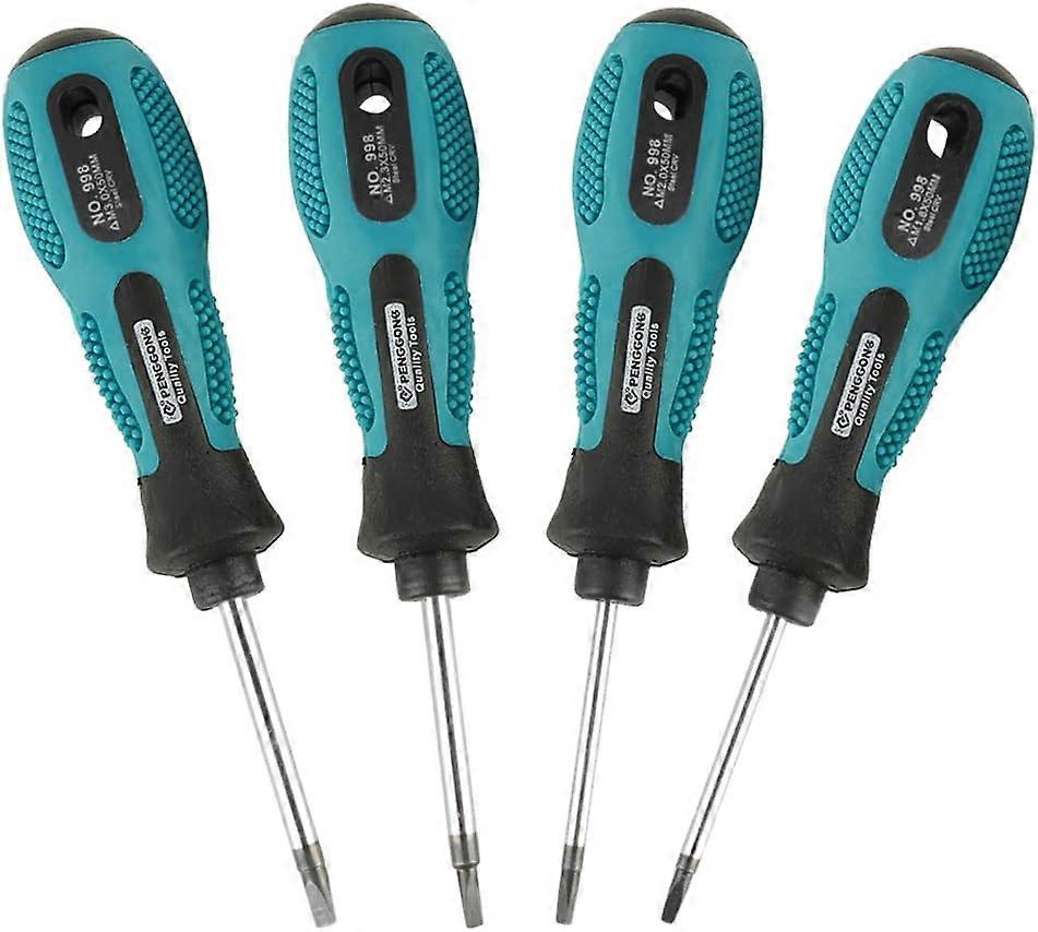 4PCs Magnetic Triangular Screwdriver Set - Chrome Vanadium Precision Repair Tools